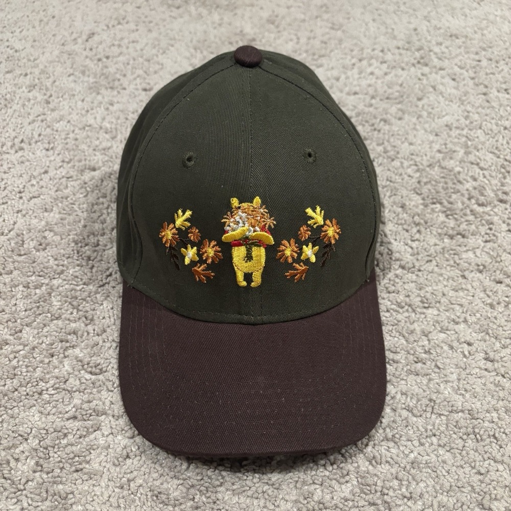 Disney Winnie The Pooh Flower‎ Green Snap-back One Size Fits All